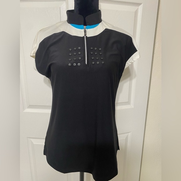 jamie sadock Tops - - - Jamie Sadock Black and white women shirt size M